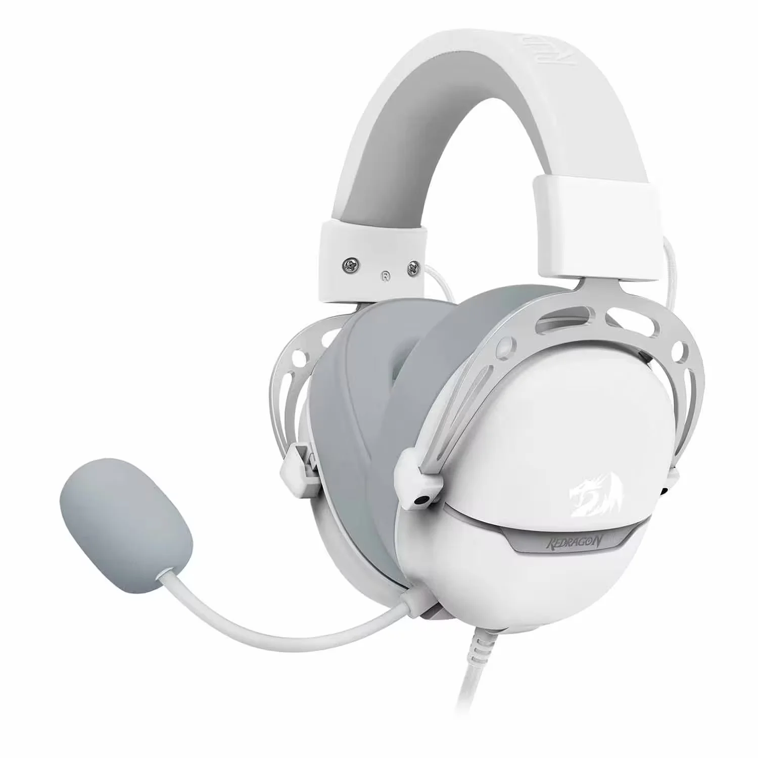 Headset Redragon Aurora H376WG USB - Blanco
