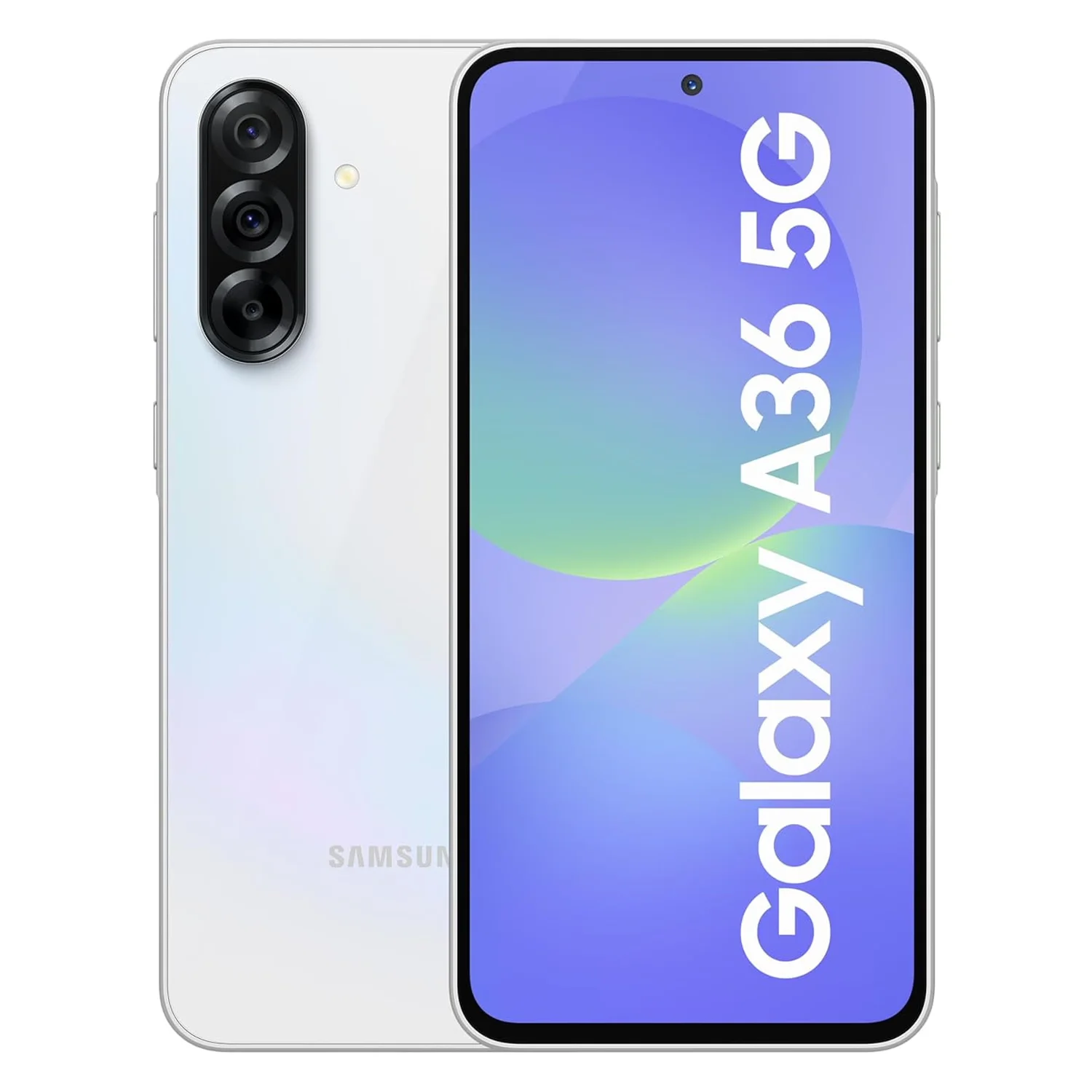 Smartphone Samsung Galaxy A36 5G A366E 128GB 8GB RAM Dual SIM Pantalla 6.7" - Blanco